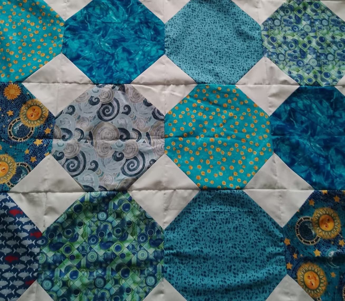 Snowball Block Quilt